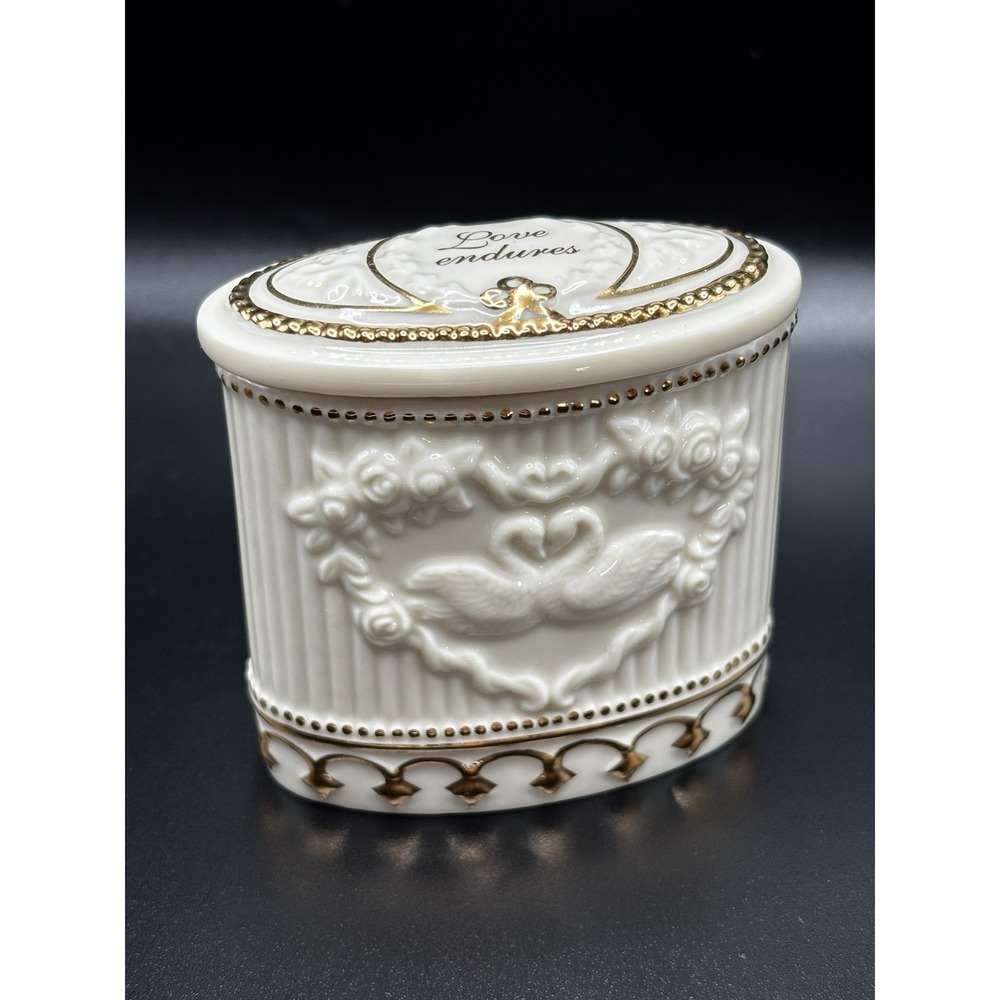 Lenox Collectible Love Endured Anniversary Trinket Box